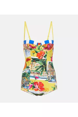 Dolce & Gabbana Naiset Uimapuvut - Portofino printed balconette swimsuit