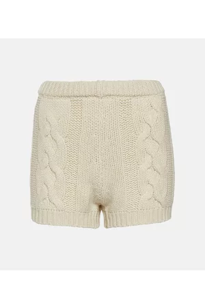 MAGDA BUTRYM Naiset Shortsit - Cable-knit cashmere shorts