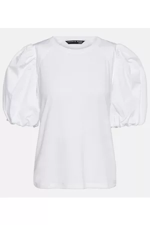 VERONICA BEARD Naiset T-paidat - Morrison puff sleeve cotton top
