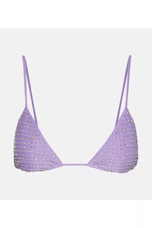 Self-Portrait Naiset Bikinit - Embellished bikini top
