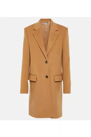 Stella McCartney Naiset Villakangastakit - Single-breasted wool coat