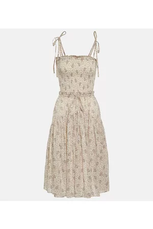 Ralph Lauren Naiset Printtimekot - Floral cotton midi dress