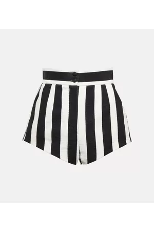 Dolce & Gabbana Naiset Shortsit - Portofino high-rise striped shorts