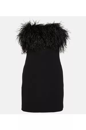 Rebecca Vallance Naiset Minimekot - After Hours feather-trimmed minidress