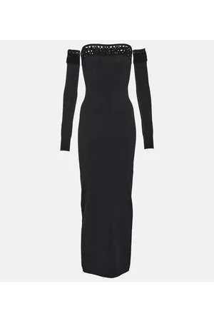Alaïa Naiset Maksimekot - Vienne off-shoulder maxi dress