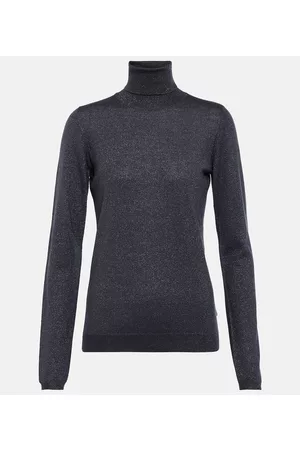 Brunello Cucinelli Naiset Poolopaidat - Cashmere-blend turtleneck sweater