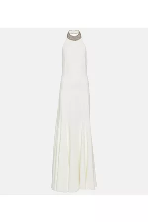 Stella McCartney Naiset Halterneck Mekot - Bridal embellished halterneck gown