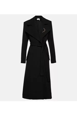 Chloé Naiset Villakangastakit - Double-breasted wool coat