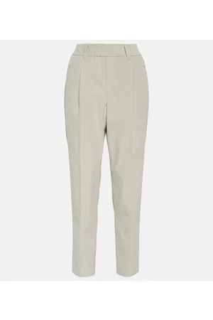 Brunello Cucinelli Naiset Housut - Straight corduroy pants