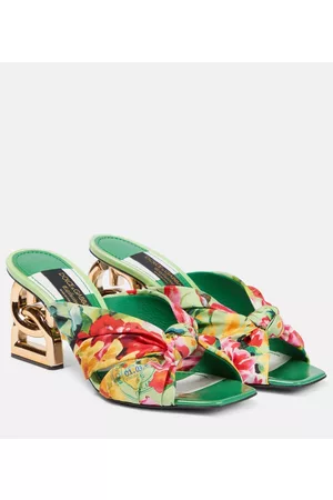 Dolce & Gabbana Naiset Pistokkaat - Portofino printed mules