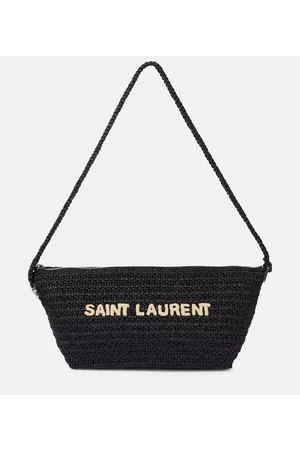 Saint Laurent Naiset Olkalaukut - Le Rafia logo shoulder bag
