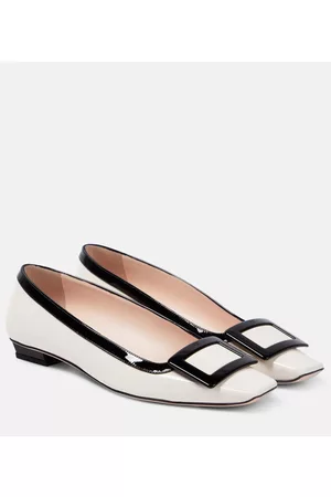 Roger Vivier Naiset Balleriinat - Belle Vivier patent leather ballet flats