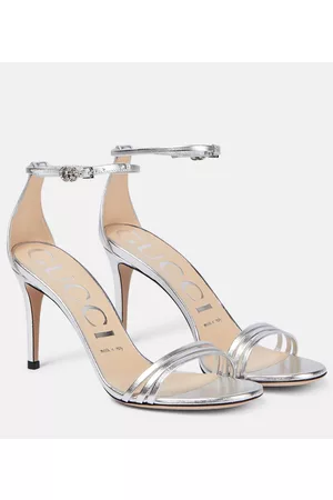 Gucci Naiset Sandaletit - Metallic leather sandals