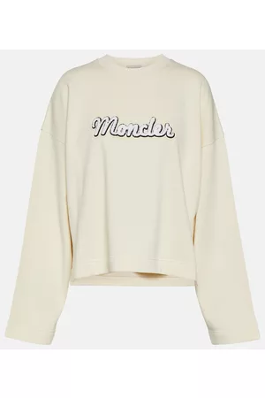 Moncler Naiset Pitkähihaiset - Printed cotton-blend sweatshirt