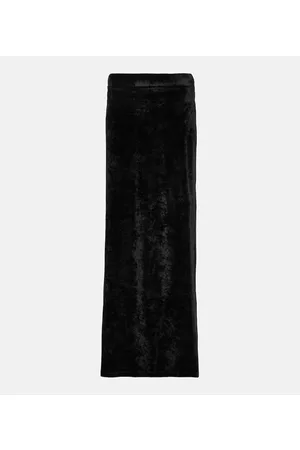 Balenciaga Naiset Maksihameet - Velvet maxi skirt