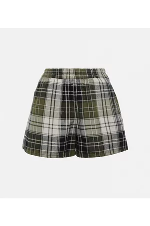 Acne Studios Naiset Shortsit - Roxx flannel checked shorts