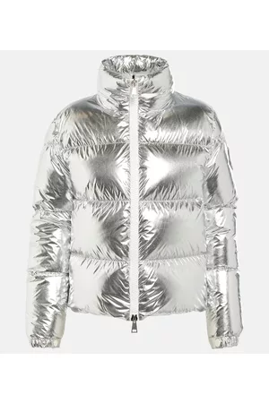 Moncler Naiset Untuvatakit - Metallic puffer jacket