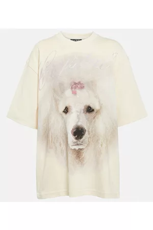 Acne Studios Naiset T-paidat - Exford printed cotton T-shirt