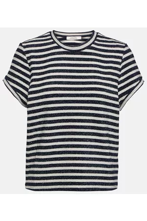 Dorothee Schumacher Naiset Topit - Endless Shimmer striped jersey top