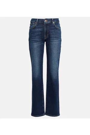 7 for all Mankind Naiset Suorat Farkut - Ellie mid-rise straight jeans