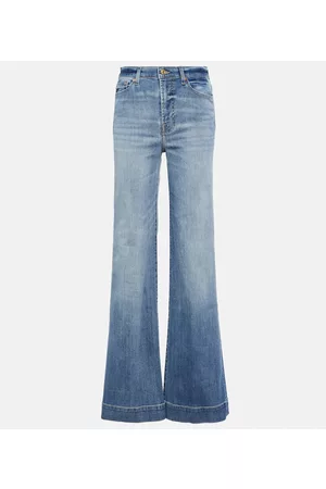 7 for all Mankind Naiset Leveälahkeiset Farkut - Modern Dojo high-rise flared jeans