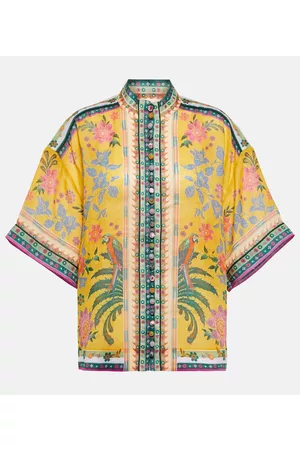 ZIMMERMANN Naiset Puserot - Floral ramie blouse