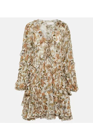 ZIMMERMANN Naiset Printtimekot - Floral crÃªpe georgette minidress