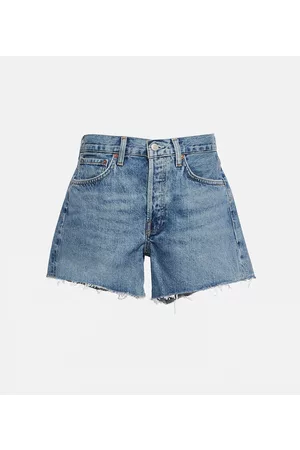 AGOLDE Naiset Farkkushortsit - Parker high-rise denim shorts