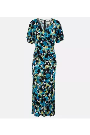 Diane von Furstenberg Naiset Printtimekot - Zetna floral jersey midi dress