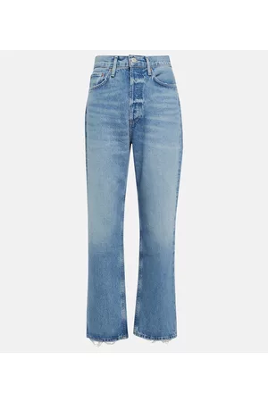 AGOLDE Naiset Korkeavyötäröiset Farkut - 90's Crop mid-rise straight jeans