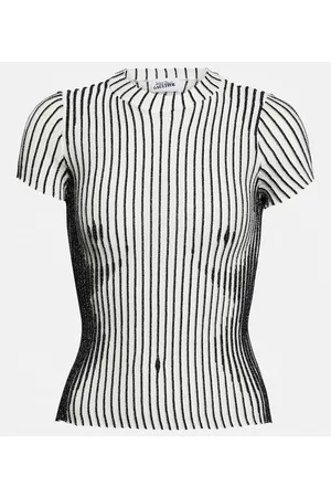 Jean Paul Gaultier Naiset Topit - Lurex striped top
