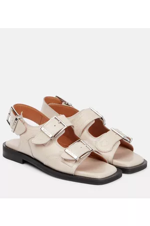 Ganni Naiset Sandaalit - Leather sandals