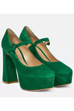 Gianvito Rossi Naiset Avokkaat - Mary Jane suede leather pumps