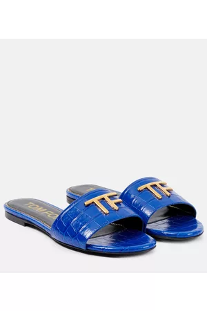 Tom Ford Naiset Sandaalit - TF croc-effect leather sandals