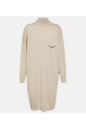 Brunello Cucinelli Naiset Neulemekot - Cashmere sweater dress