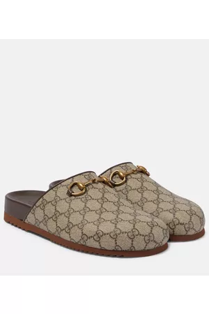 Gucci Naiset Sandaalit - GG Supreme Horsebit mules