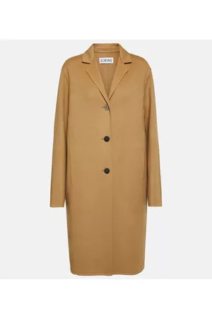 Loewe Naiset Villakangastakit - Anagram wool and cashmere coat