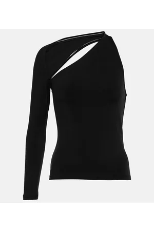 Balenciaga Naiset Pitkähihaiset - One-shoulder jersey top