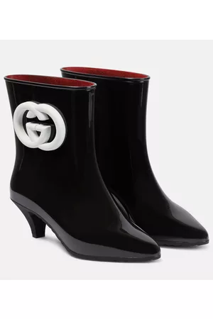 Gucci Naiset Nilkkurit - Logo rubber ankle boots