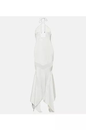 The Attico Naiset Halterneck Mekot - Halterneck gown