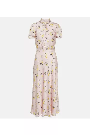 Self-Portrait Naiset Printtimekot - Floral midi dress