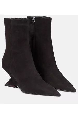 The Attico Naiset Nilkkurit - Cheope suede leather ankle boots 60mm
