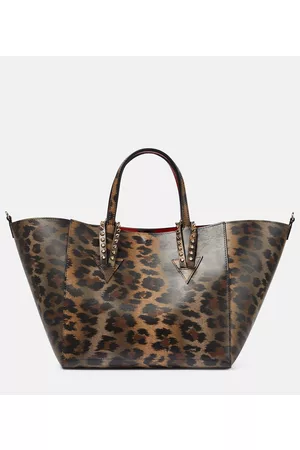 Christian Louboutin Naiset Ostoskassit - Cabachic Small leopard-print tote bag