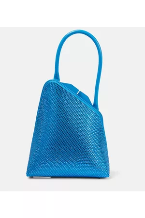 The Attico Naiset Olkalaukut - Sunset crystal-embellished shoulder bag