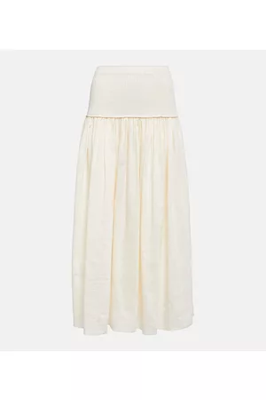 Joseph Naiset Maksihameet - Seaton linen-blend midi skirt