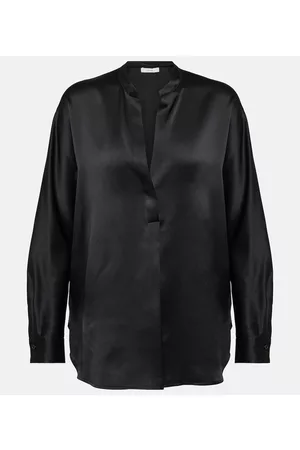 Vince Naiset Pitkähihaiset - Silk satin blouse