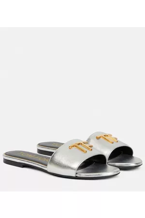 Tom Ford Naiset Sandaalit - TF metallic leather sandals