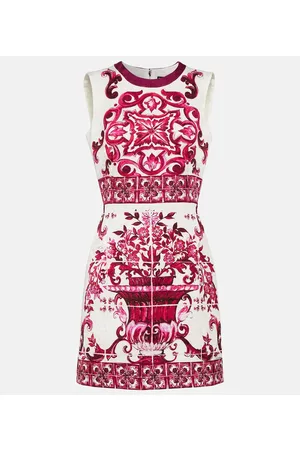 Dolce & Gabbana Naiset Printtimekot - Printed brocade minidress