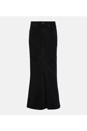 Balenciaga Naiset Maksihameet - Mid-rise denim maxi skirt