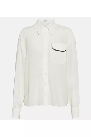Brunello Cucinelli Naiset Pitkähihaiset - Cotton shirt